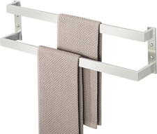 Double Towel Bar 24", SUS304 Stainless Steel Towel Racks for Bathroom Wall Mount