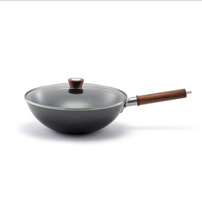 ZWILLING Dragon 12-inch Carbon Steel Wok with Lid Black - New - Free SHIPPING!!!