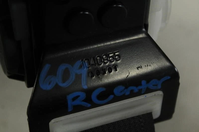 2007 2008 2009 2010 2011 2012 LEXUS LS460 REAR CENTER SEAT BELT BLACK LB20 - Image 4 of 4