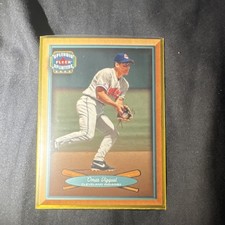 Fleer Splendid Splinters - Omar Vizquel Cleveland Indians Baseball Trading Card