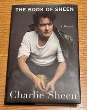 SIGNED Charlie Sheen The Book Of Sheen AUTOGRAPH Hardcover 1st Edition NEW 2025