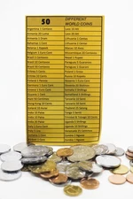 Set of 50 Unique Coins - Same Country Variety Uncirculated Collection