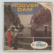 Hoover Dam Lowell Thomas edition Sawyer's View-Master Packet A-158 Sealed Mint