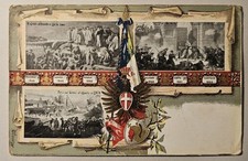 CARTOLINA MILITARE - GENIO, COMMEMORATIVA DEL L'ASSEDIO DI GAETA, 13-02-1861 ILL