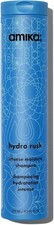 Image of amika hydro rush intense moisture shampoo - hydrating hair care for dry + textu