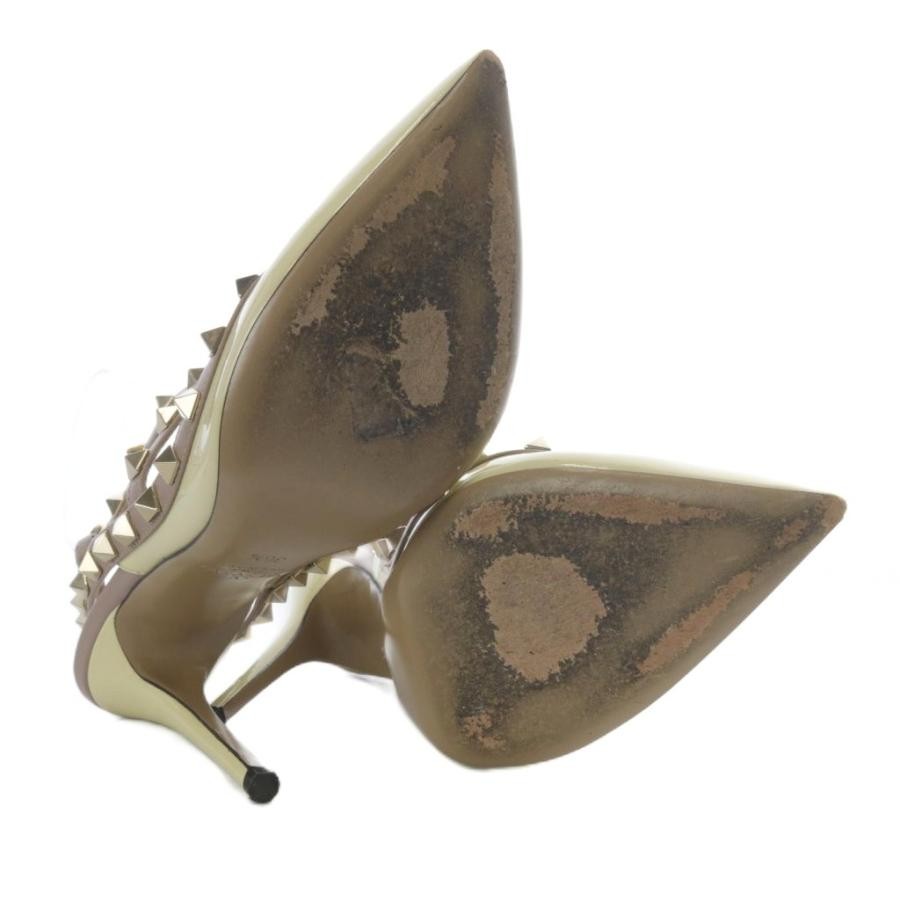 Valentino Garavani Pumps Heel Studded Leather Ivory EU36.5/US6.5 116207c thumbnail 22