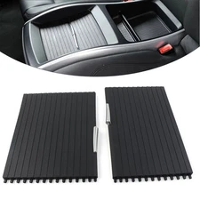 Front Console Cup Holder Roller Blind Cover Kit For BMW X5 E70 X6 E71 E72