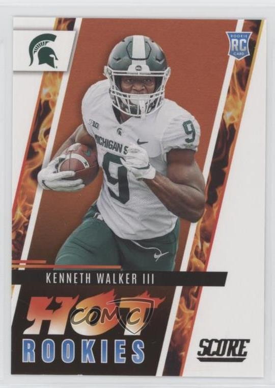 2022 Score Hot Rookies Kenneth Walker III #HR15 RC 0w8