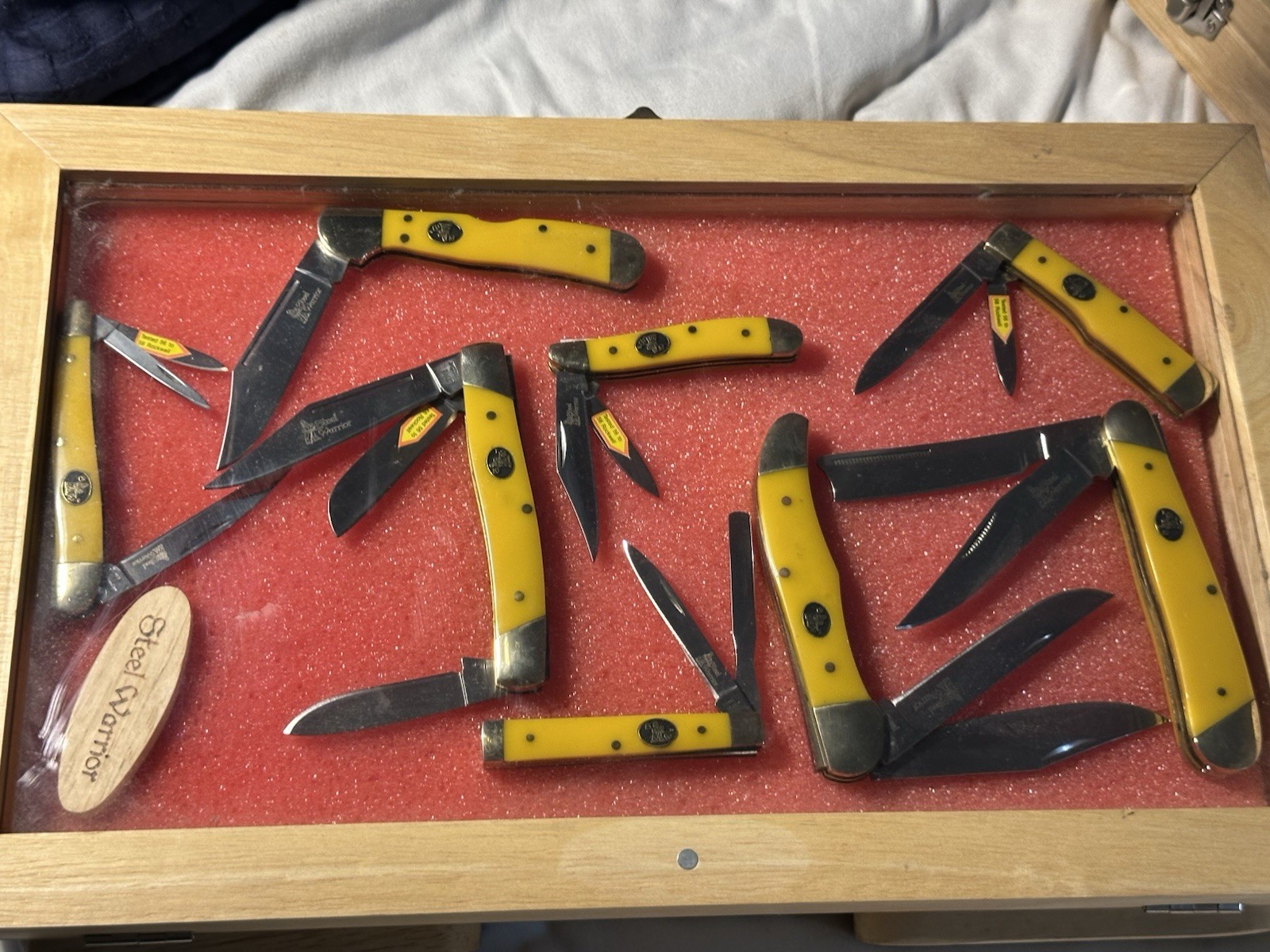 Steel Warrior knife collection lot