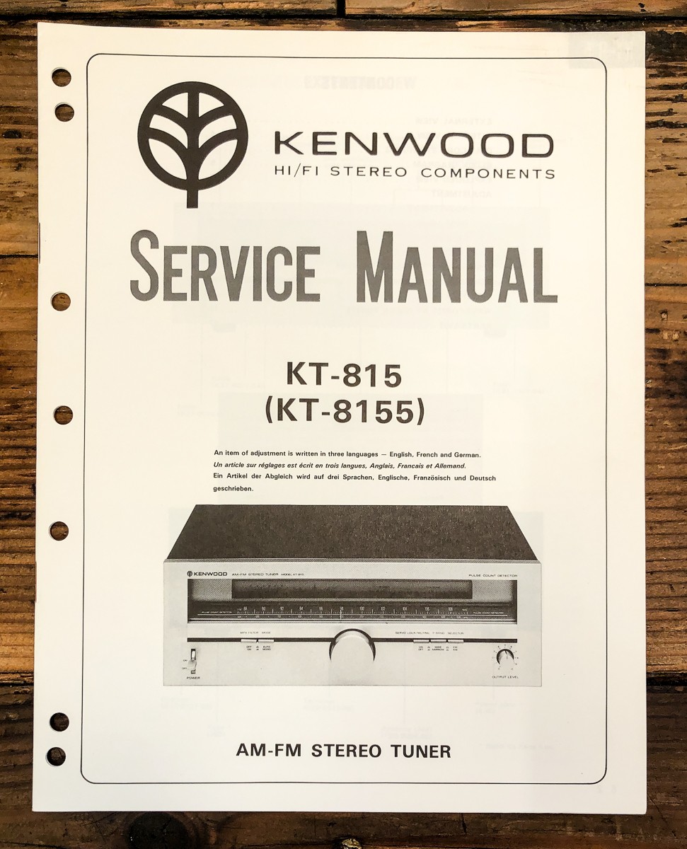 Kenwood kt-815 vintage audio equipment - eBay listing photo 4