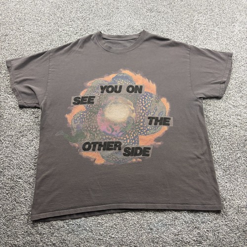 Travis Scott Shirt Large Gray Astroworld Fest See You On The Other Side 2021
