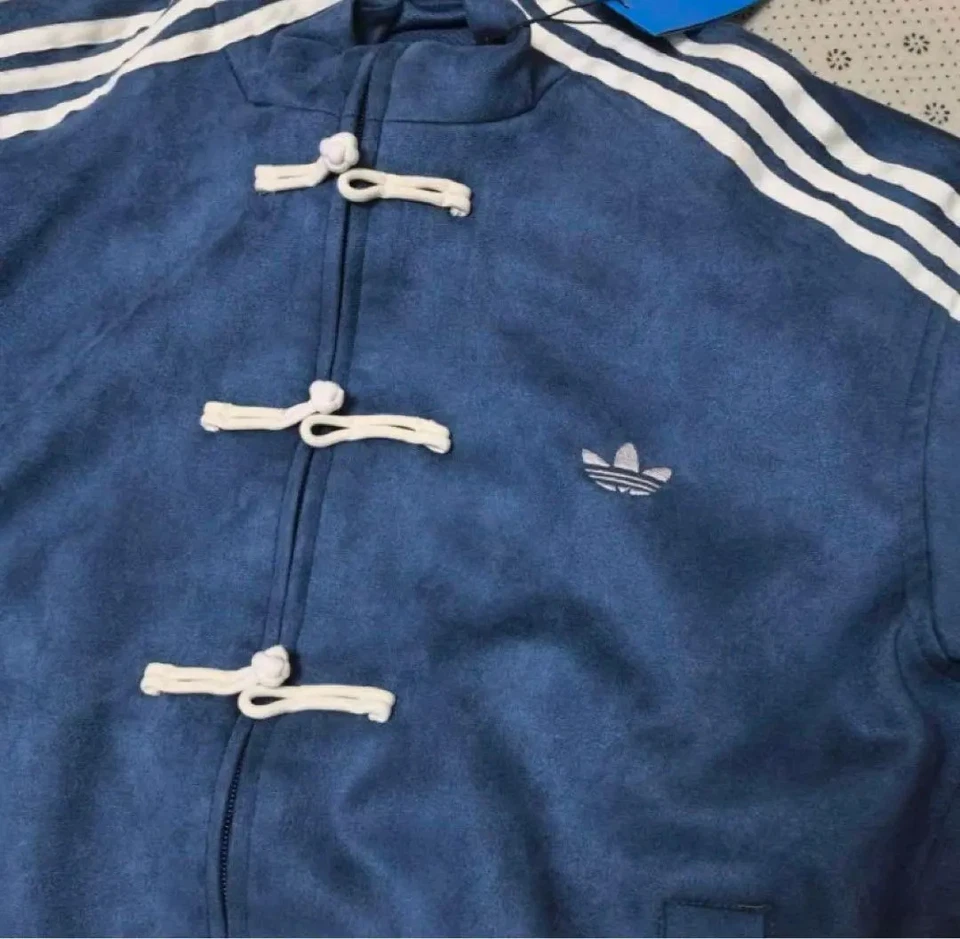adidas China Exclusive Year of the Snake Track Jacket Blue Size XL New Japan - Image 3 of 4