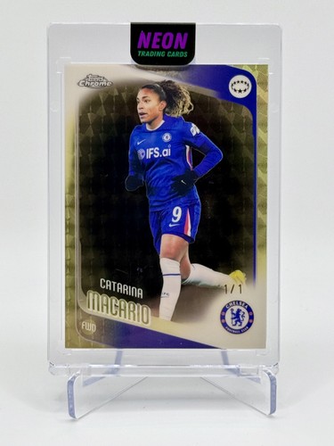 2025-26 Topps Chrome UWCL - Catarina Macario SUPERFRACTOR 1/1 - Chelsea Women's