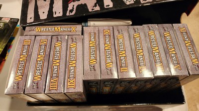 WWF Wrestling Wrestlemania The Legacy 1985-1997 Complete 12 VHS