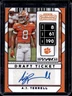 2020 Panini Contenders Draft Picks A.J. Terrell RC Rookie Auto #206 Tigers