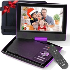 SUNPIN New 11.5" Portable DVD Player for Car and Kids, 9.5" Swivel Brightness
