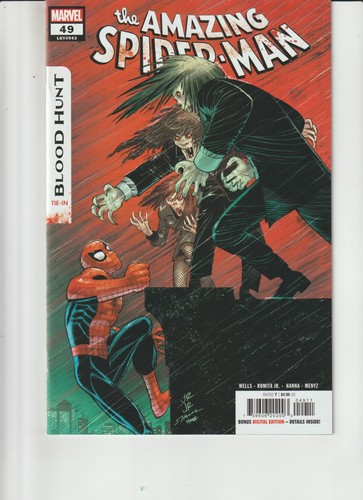 Amazing Spider-Man #49 BLOOD HUNT (Marvel 2024) NEAR MINT 9.4