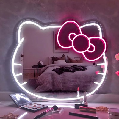 Hello Kit Vanity Mirror, Hello Kit Mirror with 10 Level Dimmable, 18.5''X15.1''...