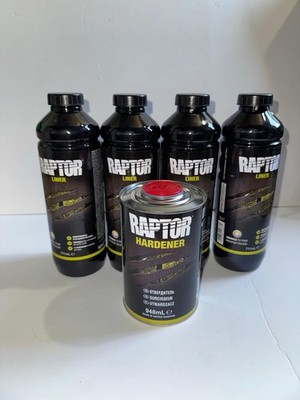 U-POL UP0821 Raptor Tintable Spray-On Truck Bed Liner Coating, 1 Gallon