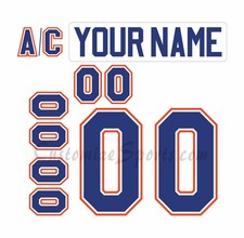 Syracuse Crunch Customized Number Kit For 2012-2014 3rd Uniform