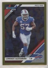 2019 Panini Donruss Press Proof Gold 5/50 Lorenzo Alexander #39 0a7
