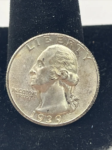 1939-D Washington Quarter 90% Silver