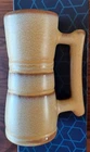 Frankoma Pottery Tall Mug, Golden And Tan Color, 4 & 1/2", American Art Pottery