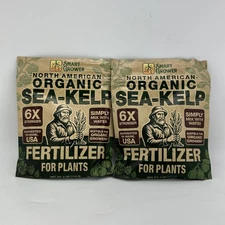 (2 Pack) Organic Sea Kelp Fertilizer for Plants Water Soluble Makes 200 Gallons