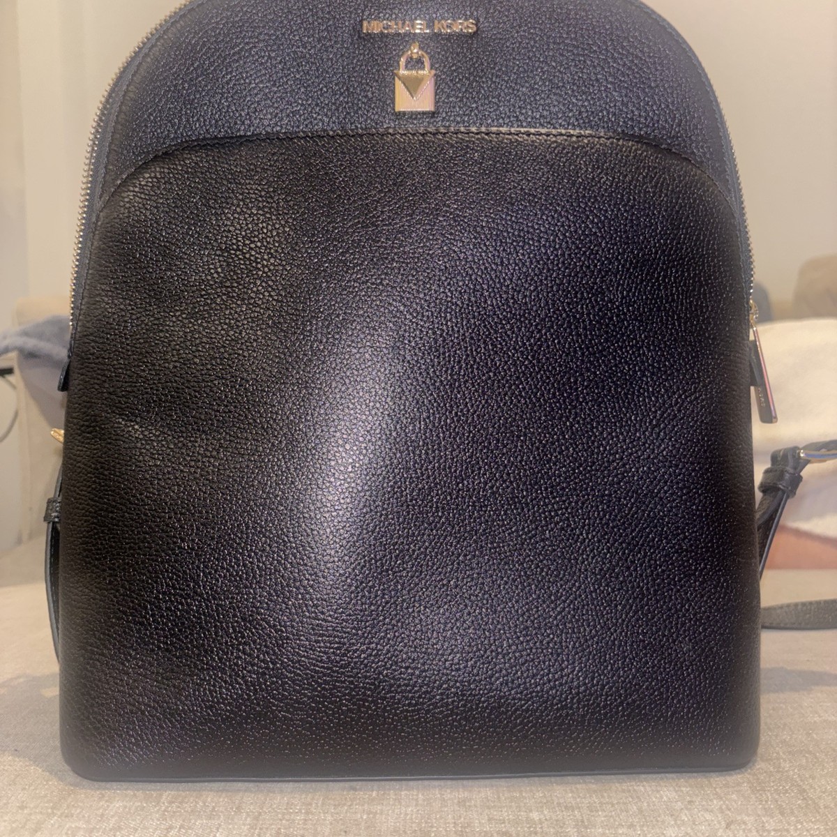 Michael Kors Adele Large Pebbled Leather Backpack Shoulder Bag | eBay Michael Kors Adele Large Pebbled Leather Backpack Shoulder Bag | eBay