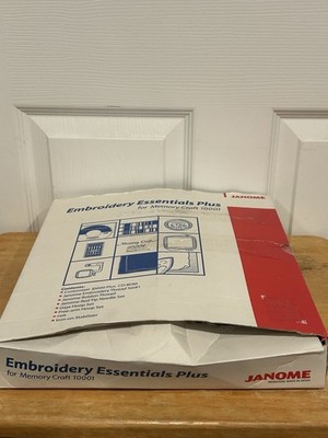 Janome Sewing Machine Embroidery Essentials Plus Kit. Used.