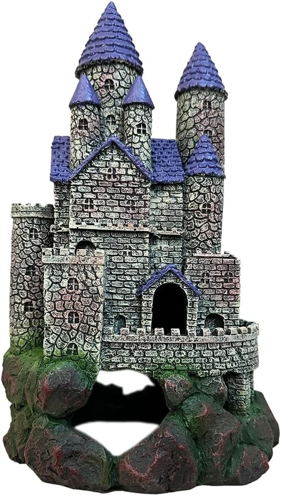 SLOCME Aquarium Middle Ages Resin Castle Decorations - Fish Tank Gothic Gray
Opens in a new window o