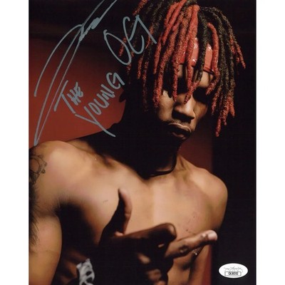 JSA Autogramm Jevon Evans 8x10 Promo Handsigned Pro Wrestling