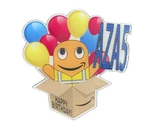 Happy Birthday Amazon AZA5 Peccy Pin