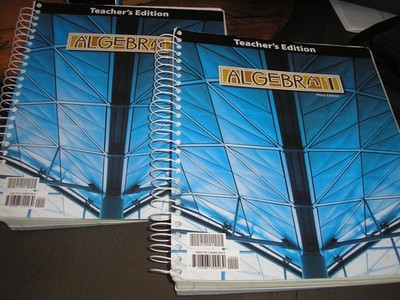 BJU Algebra 1, 3rd Ed, Teacher s Edition W/CD-ROM (Book 1 & 2)