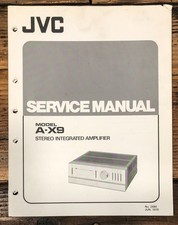 JVC A-X9 Amplifier Service Manual Original 