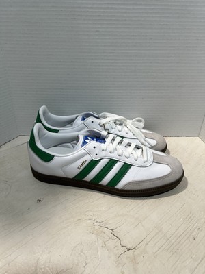 Size 10 - adidas Samba OG White Green