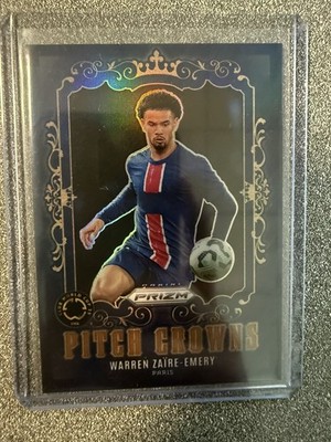 2025 Panini Prizm FIFA Club World Cup Pitch Crowns #12 Warren Zaire-Emery