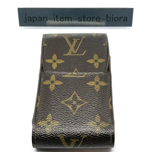 Authentic Louis Vuitton Monogram Etui Cigarette Case M63024 Brown LV Vintage