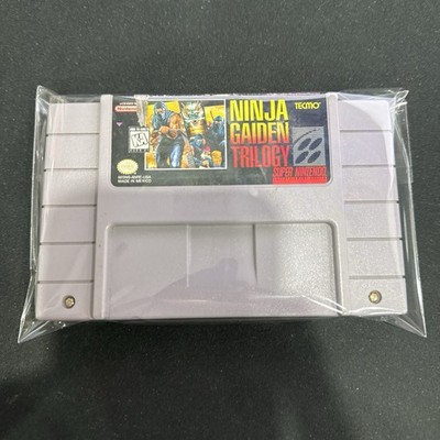 Ninja Gaiden Trilogy SNES Authentic - Cart Only - Tested & Working
