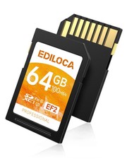 SD Card 64GB UHS-I SD Card UHS-I Memory Card Fast Storage, Read Speed 100MB/s...