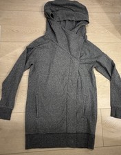 Lululemon Jacket Women's Size 4 Heather Gray Hooded Athleisure Workout