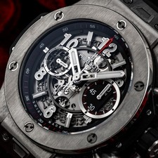 Hublot Big Bang Unico 44mm Skeleton Dial Titanium 411.NX.1170.RX Box & Papers 12