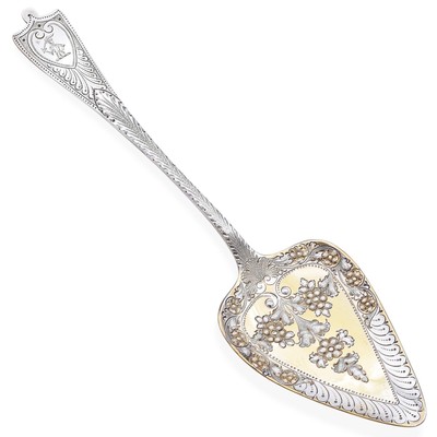 Vintage Henry Atkin Sterling Silver Engraved Berry Spoon