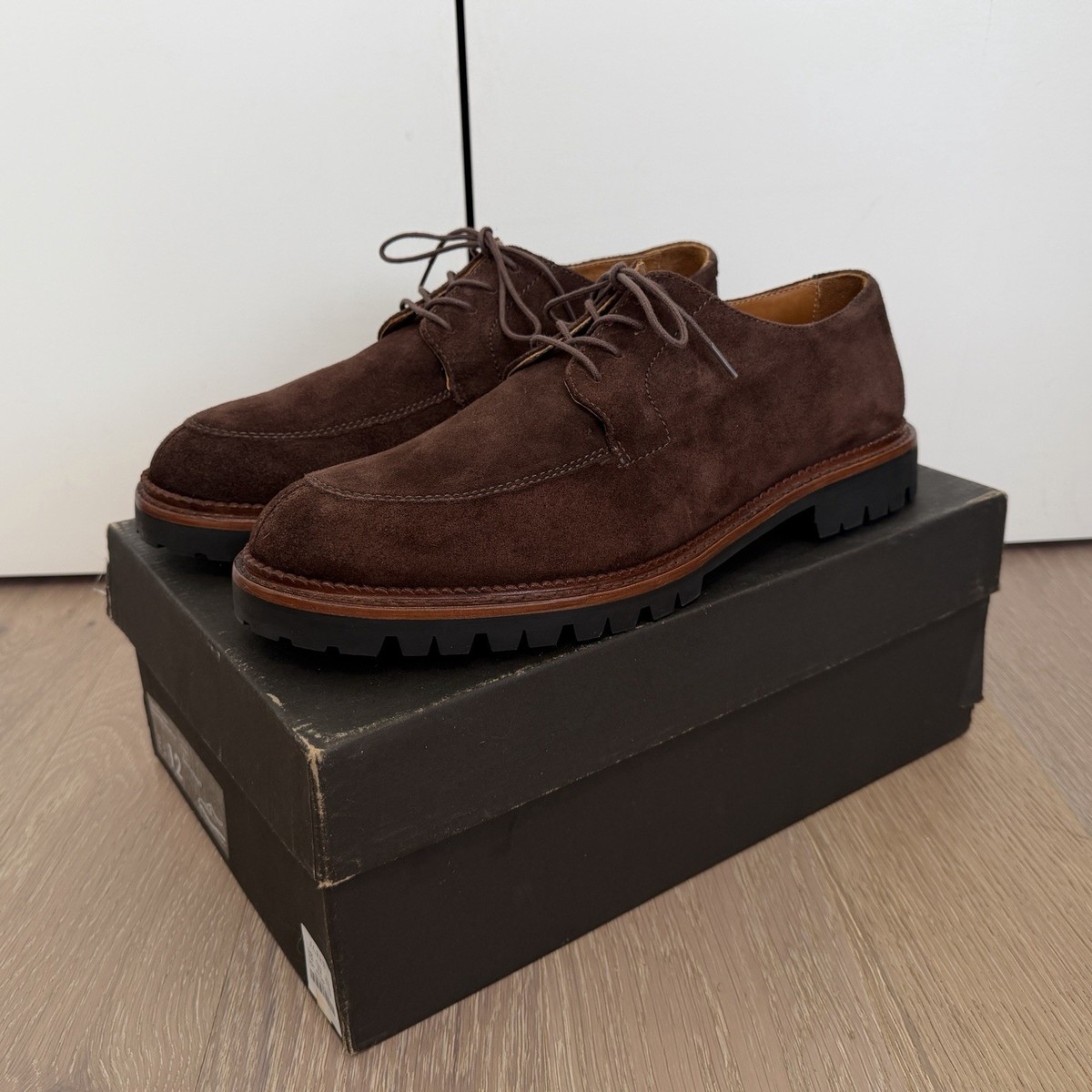 Size 12 - J Crew Ludlow Suede Country Oxford Shoe Lug Sole  display picture 1