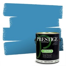 PRESTIGE Exterior Paint and Primer in One Gumball Satin 1 Gallon