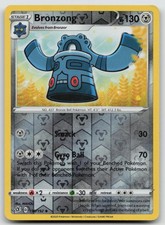 Bronzong 130/192 Reverse Holo MP Rebel Clash Pokemon