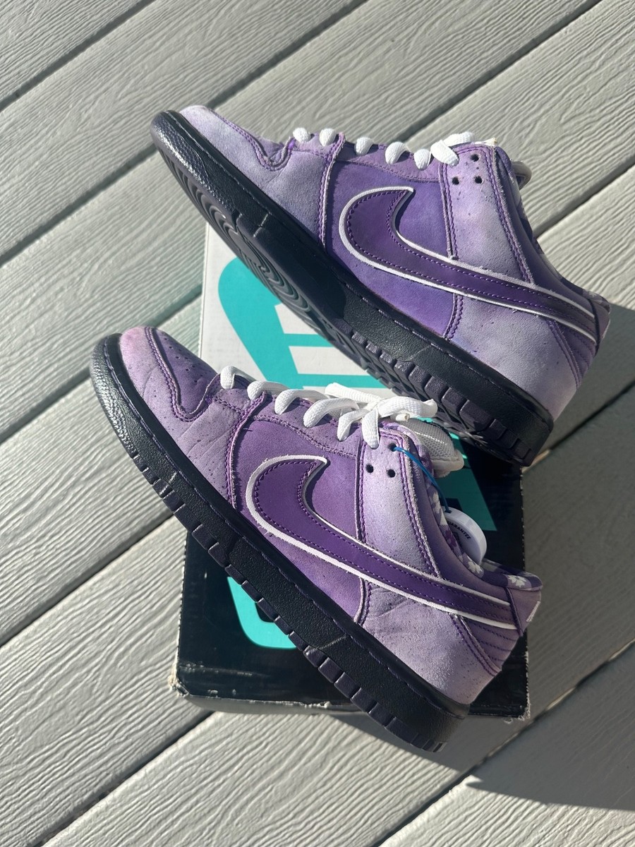 Nike SB Dunk Low Purple Lobster size 8M Used, authenticity