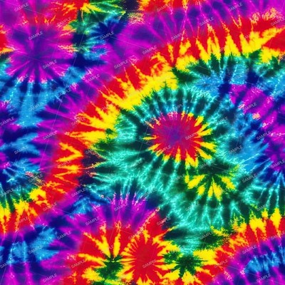 Tie Dye 55 -16'' x 48'' Hydrographic Film Hydro Dipping