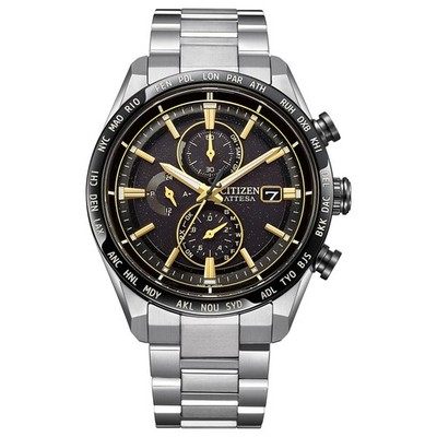ATTESA CITIZEN Chronograph Radio Controlled Solar Powered Mens Watch Japan