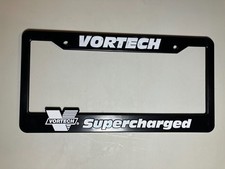 Vortech Supercharger License Plate Frame New
